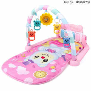 Tapis d'éveil musical pour bébé 0-24 <span class=keywords><strong>mois</strong></span> avec piano à pédales et hochet en polyester - Product Image 2