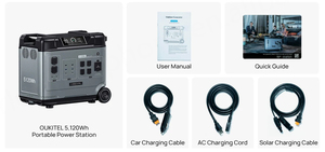 คลังสินค้า EU เยอรมนี ความจุสูงสำหรับ P5000 Pro 4000W 5120WH 220v AC DC ใช้ได้กับรถยนต์ ใช้ในบ้านได้ สถานีจ่ายไฟฉุกเฉิน - Product Image 5