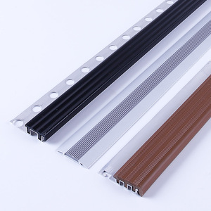 Foshan FSF Insert en caoutchouc Garniture de bord de carrelage en aluminium Nez d'<span class=keywords><strong>escalier</strong></span> Nez d'<span class=keywords><strong>escalier</strong></span> antidérapant - Product Image 1