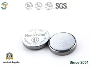 Henli Max 600mAh CR2450 Lithium Button Cell Batteries 2P 3P 3V Shape Remote Control Toys Consumer Electronics Home Appliances