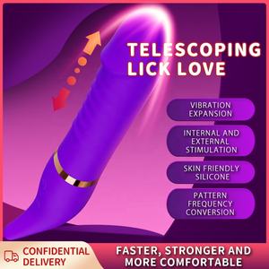 G Spot titreşim teleskopik son seks oyuncak klitoris uyararak cinsel kadınlar Thrusting <span class=keywords><strong>Dildo</strong></span> kadın için vibratör - Product Image 3
