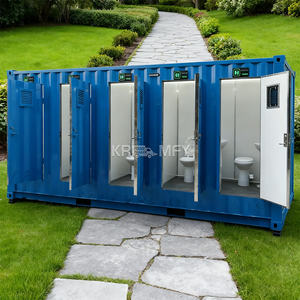 Toilettes de luxe 2025 pour usage extérieur, conteneur à panneaux sandwich, remorque de toilettes pour mariage - Product Image 1