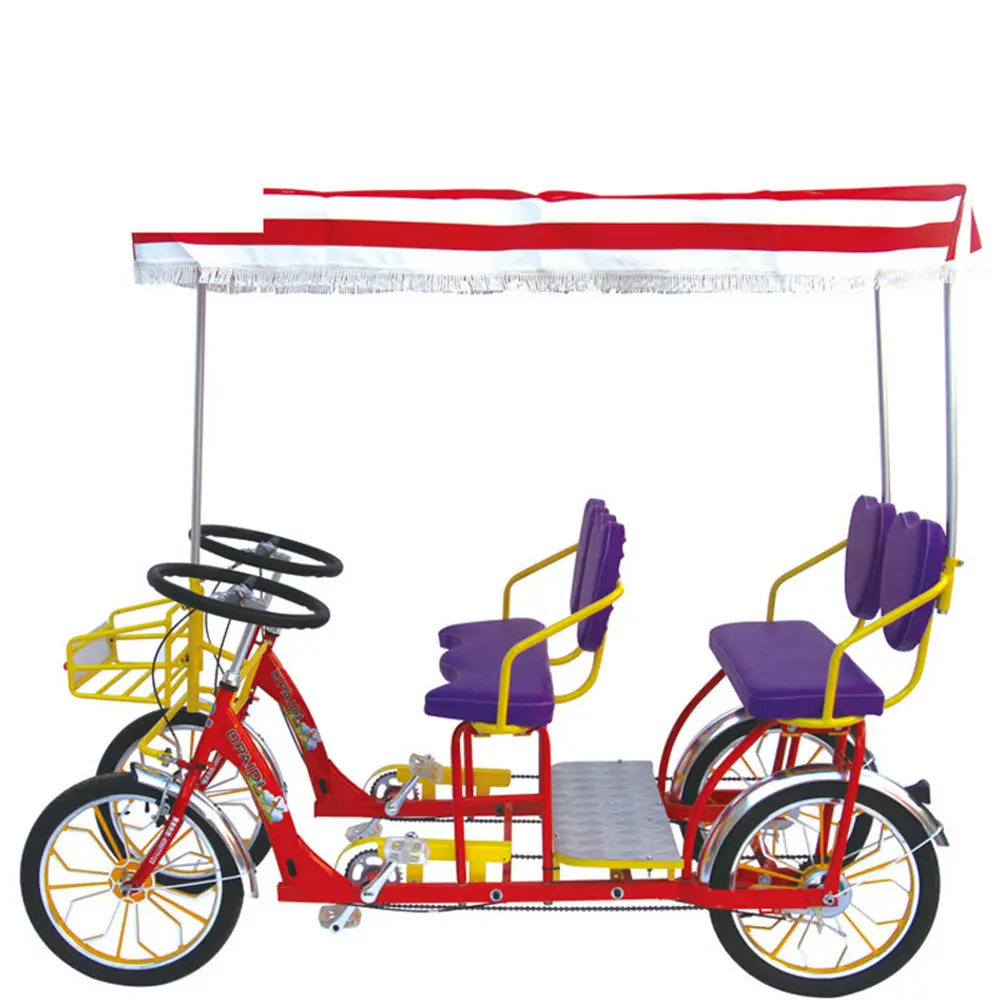 4-местный тандем велосипед двух местный велосипед 4 тандем велосипед колеса 4-seater, квадрицикл с детское сиденье для продажи