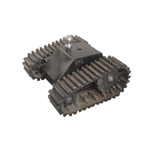 Aangepaste Landbouw Industrie Chassis Onderdelen Elektrische <span class=keywords><strong>Rubber</strong></span> Rupsbanden Rupsbanden Onderstel Platform - Product Image 5