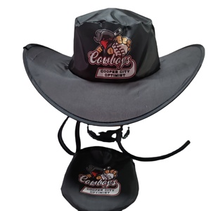 Promotion Foldable Polyester Custom Logo Print Cap With Pouch