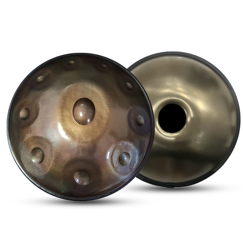 D Kurd ハンドパン楽器 10音 ハンドパンドラム 専用バッグ付 53cm