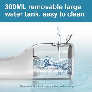 Irrigador Bucal Recargable de Viaje con Tanque de Agua, Limpiador Bucal con 4 Modos, Irrigador Dental Portátil Inalámbrico - Product Image 6