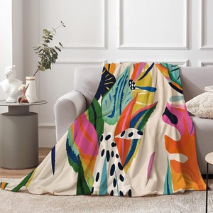 Assorted Print Snowflake Flannel Blanket Throw Blanket Nap Blanket Fade Resistant Lightweight for Winter Warmth Custom Print - Product Image 6
