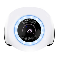 Lámpara de Uñas LED UV BLUEQUE V6, Diseño de Plástico y Metal, Enchufe Australiano, Temporizador Automático (30-120s), Secado Rápido, Bajo Ruido, para Hogar y Salón