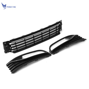 Nuovo Set di Griglie per Paraurti Anteriore con Luci Fendinebbia e Griglia Centrale per VW <span class=keywords><strong>POLO</strong></span> 2014 2015 <span class=keywords><strong>2016</strong></span> 2017 6R0853677A9B9 - Product Image 3