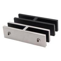 Pince en acier inoxydable pour fixation de garde-corps de balcon extérieur moderne, main courante d'escalier, support de montage plat, raccords de tuyauterie