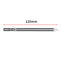 PH1 PH2 120mm S2 embout de tournevis électrique magnétique en acier 5mm tournevis cruciforme Phillips pour le bricolage à usage industriel OEM personnalisable