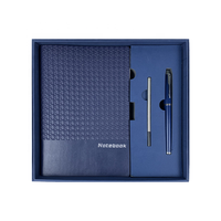2026 Individuelles Logo Tagebuch-Planer Geschenkset Luxuriöses PU-Leder Journal-Planer Hardcover-Notizbuch mit Stift