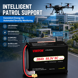 VIWIPOW Grosir Baterai Drone 28000mAh 55.3V 5C untuk Perlindungan Tanaman Pertanian/Keamanan UAV Paket Baterai OEM ODM - Product Image 6