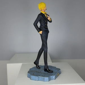 Figura de <span class=keywords><strong>VinSmoke</strong></span> Sanji de One Piece de 35 cm, Traje Blackfoot, Figura de PVC, Colección, Adorno, Juguete Decorativo, Regalos - Product Image 2