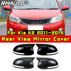 Coques de rétroviseurs latéraux avec éclairage pour Kia K2 2011-2015, kit carrosserie, accessoires auto - Product Image 2