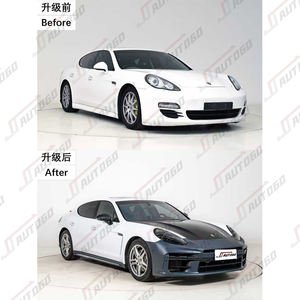 2025 976 Turbo Style Refit Facelift Juego de parachoques delantero con faro para <span class=keywords><strong>Porsche</strong></span> <span class=keywords><strong>Panamera</strong></span> 970 2010 2011 2012 2013 2014 2015 2016 - Product Image 3