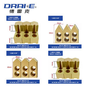 Mâchoire souple en cuivre DRAKE, vente chaude en Chine, mandrin à puissance en acier, mâchoires de <span class=keywords><strong>tournage</strong></span> à griffes souples, mandrin hydraulique, mâchoire souple en cuivre - Product Image 2