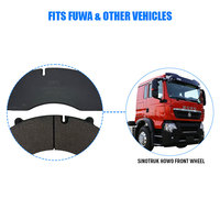 Nouvelles plaquettes de frein à disque pour camion WVA 29254 pour Faw Sinotruk Howo Hino Cascadia DAF Trailer, neuves, vente en gros, semi-métalliques/céramiques