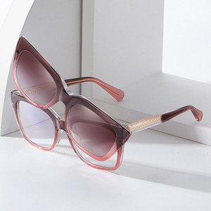 MS 81637 2025 tùy chỉnh người đàn ông ngoài trời Kính Mắt Chất lượng cao TR90 + kim loại khung rõ ràng màu sắc phân cực Clip-on Sunglasses với logo - Product Image 3