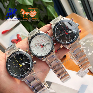 Montre à quartz pour homme de qualité supérieure 5A, pour les loisirs et les activités de plein air, avec cristal saphir, aiguille de 20 mm, résistance à l'eau de 30 m, calendrier, luxe haut de gamme - Product Image 1