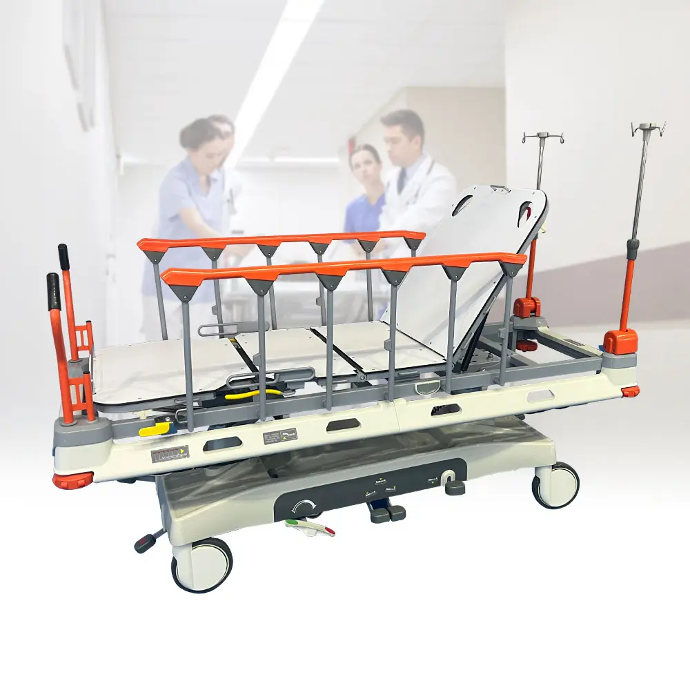 ORP-EA9C Hot Selling Meidcal Patient Transport Stretcher Medical Emergency Stretcher Bed For Ambulance