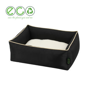 Esterilla de tela reciclada para mascotas, cama de lujo suave con cojín extraíble, nuevo diseño - Product Image 2