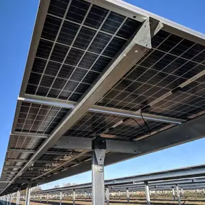 Panel solar JA personalizado 540W 550W 565W MBB bifacial Mono Half-cell Módulo fotovoltaico de vidrio doble 144 Cell Paneles solares fotovoltaicos domésticos