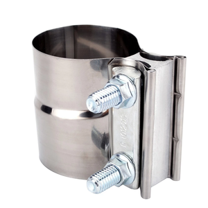 2,5 pollici in acciaio inox accuseal turbo ad alte prestazioni silenziatore stack tubo morsetti marmitta - Product Image 4