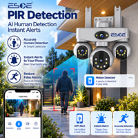 V380 Pro 4G WiFi Security CCTV Camera Two Way Audio Full Color Night Vision H.264 IP66 Waterproof For Indoor Outdoor CCTV Camera
