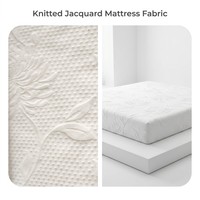 Tissu jacquard tricoté inspiré de la nature pour matelas, doux, respirant, en polyester, pour housse de textile de maison