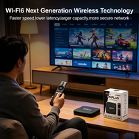 جهاز استقبال تلفزيوني ذكي H5 PLUS H150 بذاكرة وصول عشوائي 2 جيجابايت، يدعم 4K، أفضل نظام أندرويد 15 مع واجهة ATV، جهاز تحكم عن بعد بالصوت، صندوق تلفزيون ذكي 4K