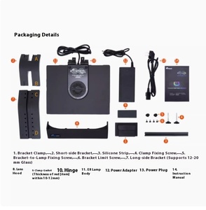 <span class=keywords><strong>Lampe</strong></span> à <span class=keywords><strong>LED</strong></span> multispectrale moderne E8-230 Maiguang <span class=keywords><strong>Lampe</strong></span> <span class=keywords><strong>de</strong></span> réservoir ultra-mince à <span class=keywords><strong>eau</strong></span> <span class=keywords><strong>de</strong></span> <span class=keywords><strong>mer</strong></span> Sunrise Sunset pour coraux SPS/LPS en plastique - Product Image 6