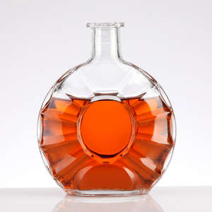 Botella <span class=keywords><strong>de</strong></span> licor más vendida Discoteca Bar Queen Glass 700ml Vodka Whisky Ron Tapa <span class=keywords><strong>de</strong></span> rosca Botella serigrafiada - Product Image 1