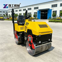 Compacteur à rouleaux routiers de 4 tonnes avec pression de tambour réglable pour différents types de surfaces