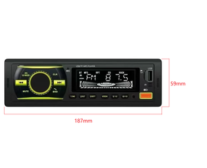 Odm Nhà Máy Giá jsd920 phổ xe Mp3 Máy nghe nhạc 7 màu đèn/USB/TF/AUX kết nối duy nhất DIN xe sử dụng 12V Stereo - Product Image 3