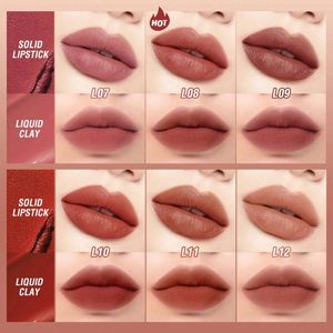 <span class=keywords><strong>O</strong></span>.TWO.<span class=keywords><strong>O</strong></span> Rouge à lèvres liquide mat 2-en-1, gloss et rouge à lèvres longue tenue waterproof, 8 couleurs, maquillage pour les lèvres en gros - Product Image 6
