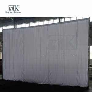 Easy install Pipe Kit and Drape Aluminum <b>Standing</b> Curtain System Wedding <b>Backdrop</b> Trade Show Photo Booth - Product Image 3