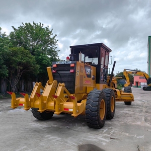 Niveleuse à moteur CAT 140H d'occasion, niveleuse routière Caterpillar 140H d'origine, équipement de construction hydraulique à vendre - Product Image 6