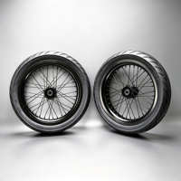 Roues Supermoto Surron Light Bee 2, 17 pouces, jantes en alliage CNC 7116 T6 avec pneus CST Road Slick pour la conduite sur route