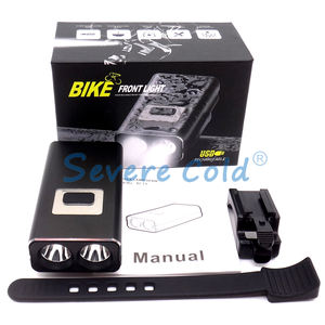 Faro LED USB para bicicleta, luz IP65 - Product Image 6