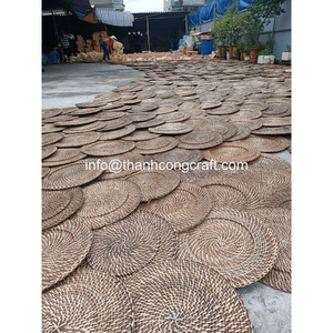 ชุดแผ่นหวายหวายหวายหญ้าทะเลชุดแผ่นหวายทนความร้อนชุดขายส่งเสื่อธรรมชาติและแผ่นสําหรับห้องครัว - Product Image 6