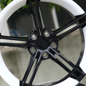 HTOR China 5x112 5x114,3 5x120 5x130 5x Ruedas forjadas personalizadas 19-24 pulgadas Colores dobles Ruedas deportivas de carreras Ruedas de aleación para <span class=keywords><strong>Tycan</strong></span> - Product Image 4