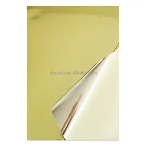 Jinya Bright Gold A4 PET Sheet Inkjet Stickers Waterproof PP Material For Afinia L901 Printer For Printing Industry