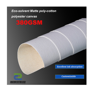 Sinh thái dung môi mờ poly-cotton <span class=keywords><strong>Polyester</strong></span> Vải 380gsm in VảI Kéo dài in phun vải cho nghệ thuật-Bền - Product Image 1
