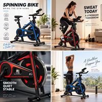 Vélo de spinning Zhuobu à expédition rapide, faible MOQ, résistance magnétique, écran LCD, capacité 130 kg, vélo d'exercice pour la maison et la salle de sport
