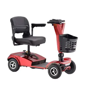 Nouveaux arrivages de scooter mobile électrique pliable léger, vente en gros de scooter de mobilité 4 roues, scooter pour handicapés pour personnes âgées