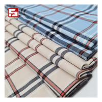 Tissu sergé Spandex Nylon extensible à carreaux teint en fil de créateur Tissu d'impression personnalisé DTY Fournisseur de tissus à carreaux pour vêtements