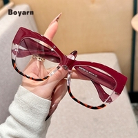 Boyarn Mode Cat Eye Optique Cadre Verre Bleu Lumière Blocage Lunettes Populaire Multicolore Pas Cher Lunettes Chine