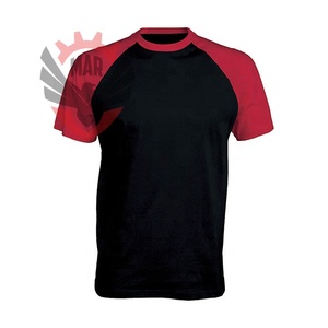 T-shirts de sport noirs et rouges à manches courtes imprimés sur mesure pour la course à pied - Product Image 2